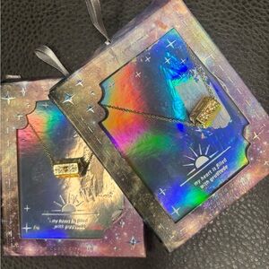 14 KGold dipped Cubic Zirconia Necklace with Pendant from target 2 of them